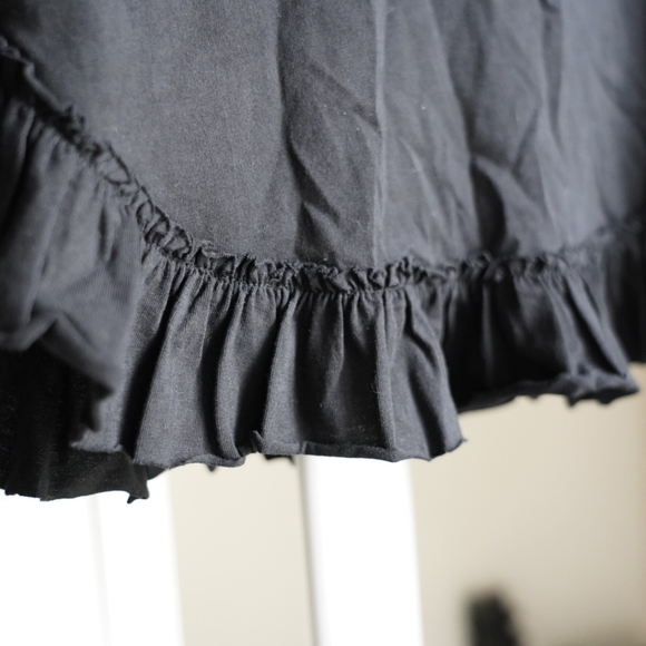 Simone Rocha Black Ruffled T-Shirt - Picture 4 of 6